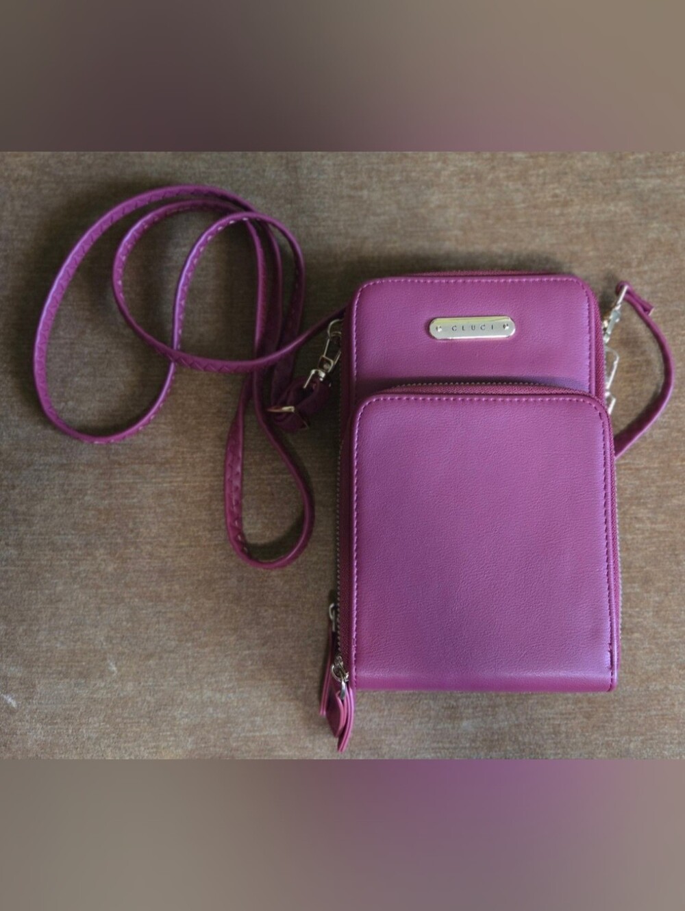 Women's Fuchsia Crossbody Phone Bag